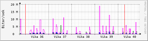 Sustu vikur Graph