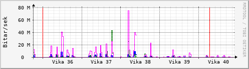 Sustu vikur Graph