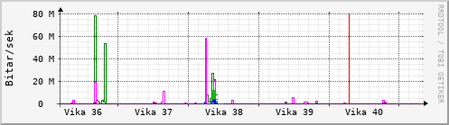 Sustu vikur Graph