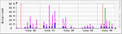 Sustu vikur Graph