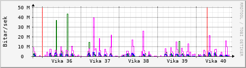 Sustu vikur Graph