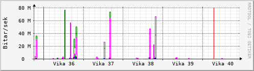 Sustu vikur Graph