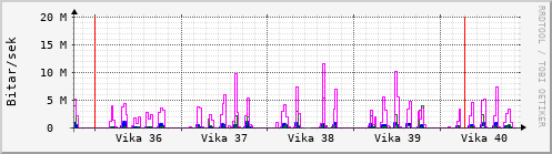 Sustu vikur Graph