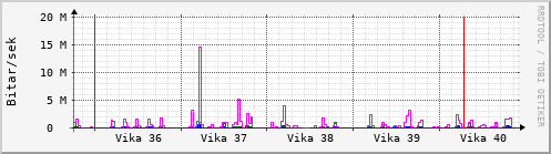 Sustu vikur Graph