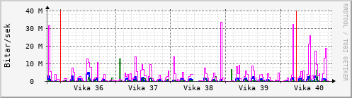 Sustu vikur Graph