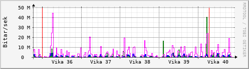 Sustu vikur Graph