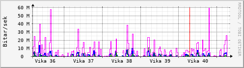 Sustu vikur Graph