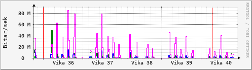 Sustu vikur Graph