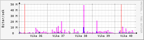 Sustu vikur Graph