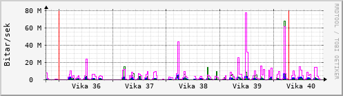 Sustu vikur Graph