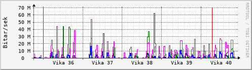 Sustu vikur Graph