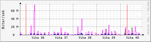 Sustu vikur Graph