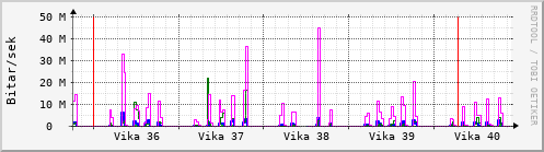 Sustu vikur Graph