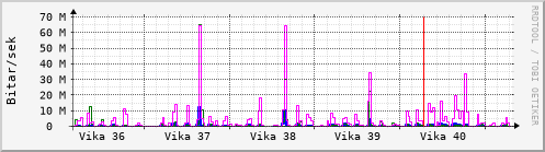 Sustu vikur Graph