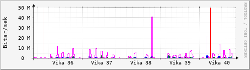 Sustu vikur Graph