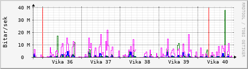 Sustu vikur Graph