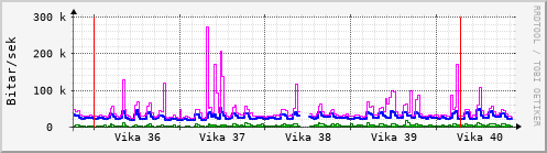 Sustu vikur Graph