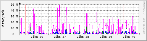 Sustu vikur Graph