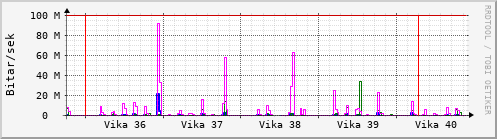 Sustu vikur Graph