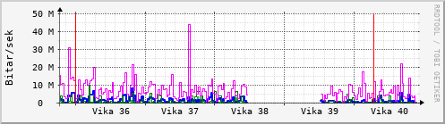 Sustu vikur Graph