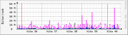 Sustu vikur Graph