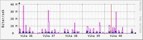 Sustu vikur Graph