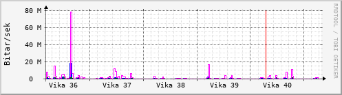 Sustu vikur Graph