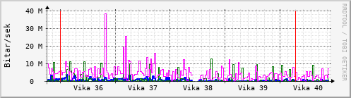 Sustu vikur Graph