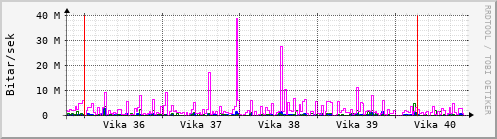 Sustu vikur Graph