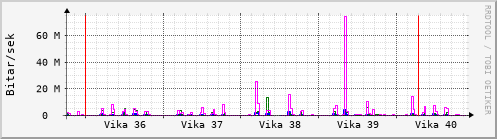 Sustu vikur Graph