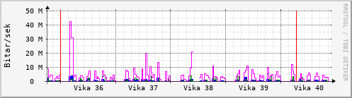 Sustu vikur Graph