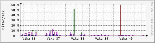 Sustu vikur Graph